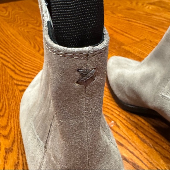 NWOB Rag & Bone Rover Ankle Boot Womens EU 40 Cemento Gray Suede Chelsea Boot - Picture 7 of 9
